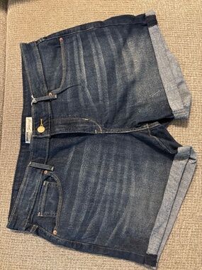 Blue jean shorts